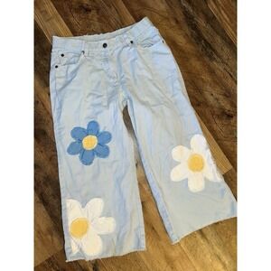 Mini Boden Girls Spring Summer Wide Leg Daisy Pants 13-14